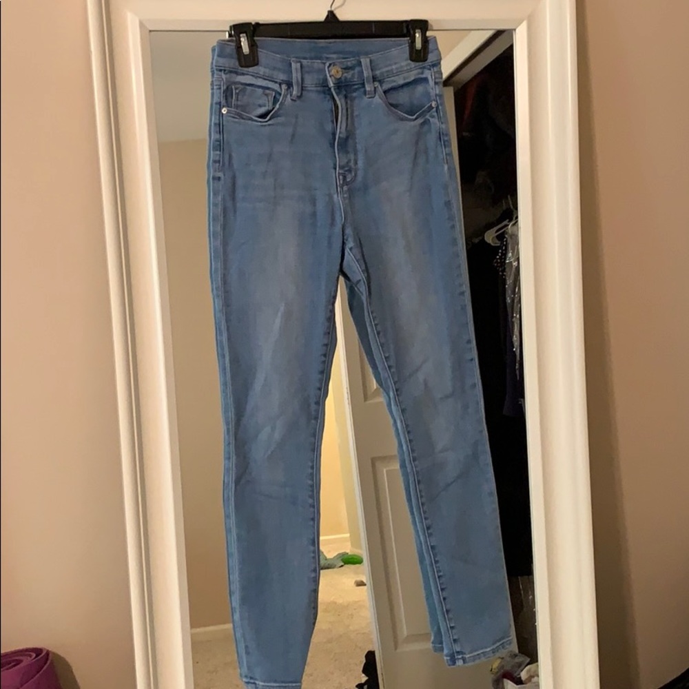 BDG High Rise Skinny Jeans Light Wash